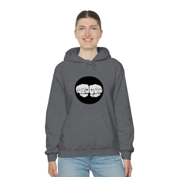 Unisex Logo/Glitchy TV Hoodie - Image 5