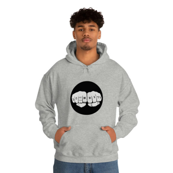 Unisex Logo/Glitchy TV Hoodie - Image 31