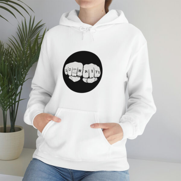 Unisex Logo/Glitchy TV Hoodie - Image 16