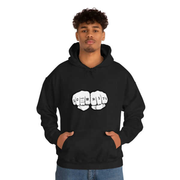 Unisex Logo/Glitchy TV Hoodie - Image 22