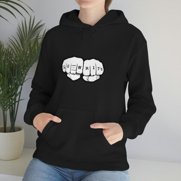 Unisex Logo/Glitchy TV Hoodie - Image 25