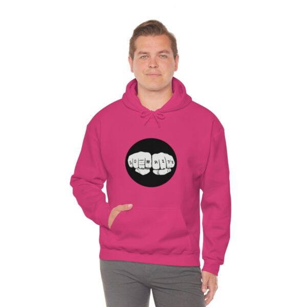 Unisex Logo/Glitchy TV Hoodie - Image 96