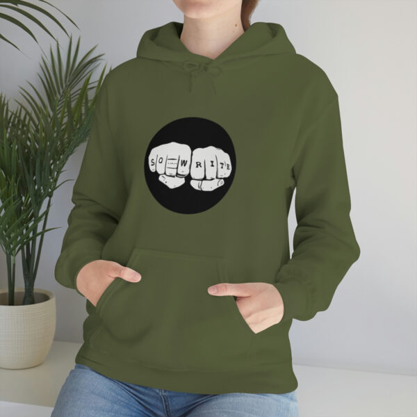 Unisex Logo/Glitchy TV Hoodie - Image 61